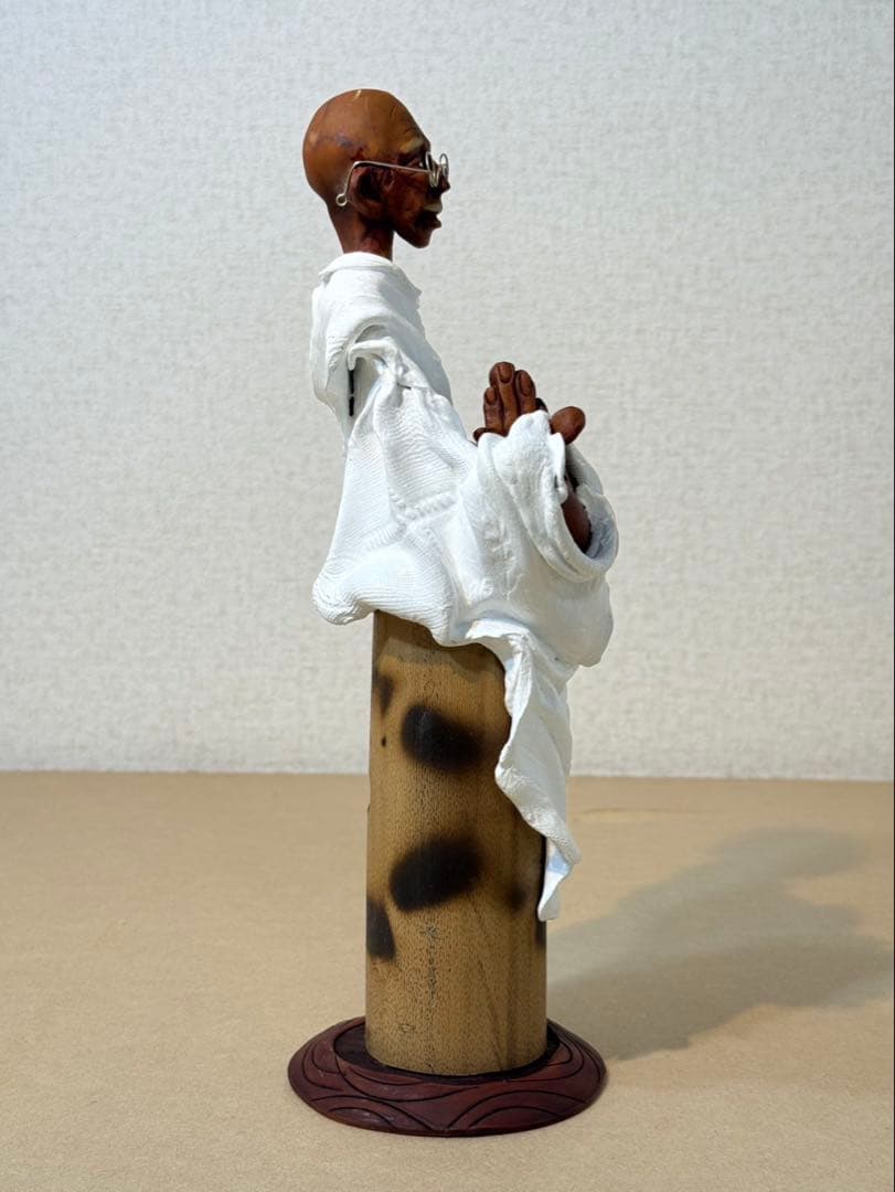 マハトマ・ガンディーの香炉、像、置物、インテリア