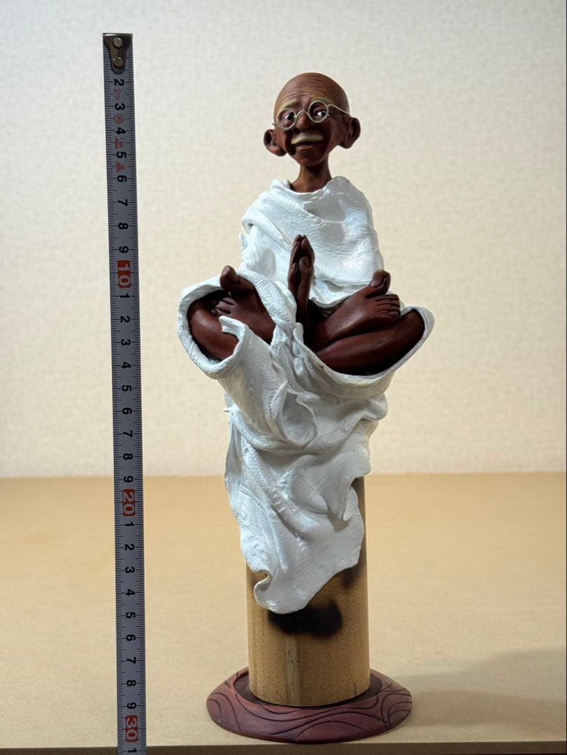 マハトマ・ガンディーの香炉、像、置物、インテリア