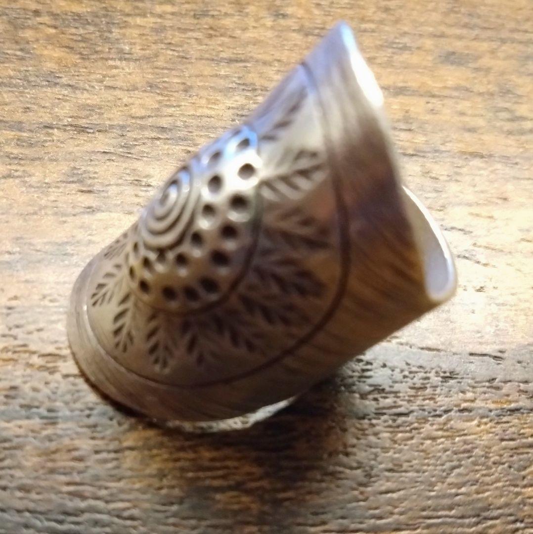 カレンシルバー 　渦巻き模様 オープンリング　　高純度