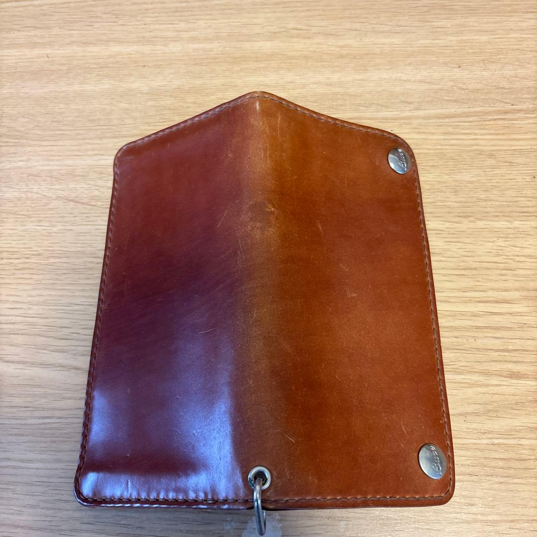 ブコ長財布 コードバンジッパーポケット付き