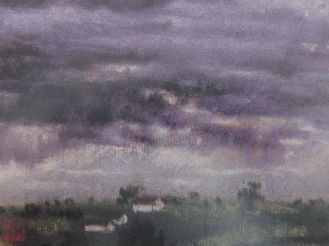 関根将雄、【バイエルンの空】、希少な大判額装用画集より、美品