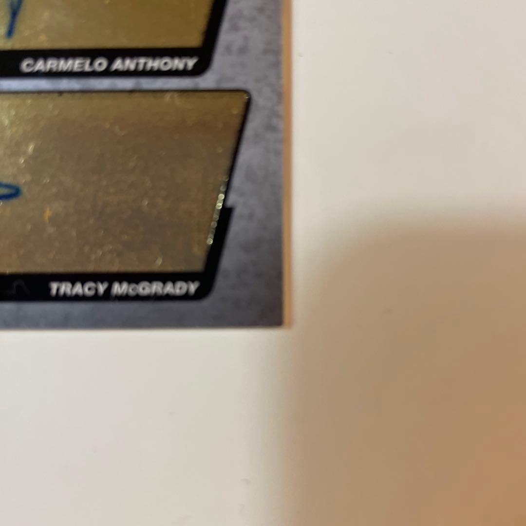 Tracy Mcgrady&Carmelo Anthony ダブルサインカード - メルカリ
