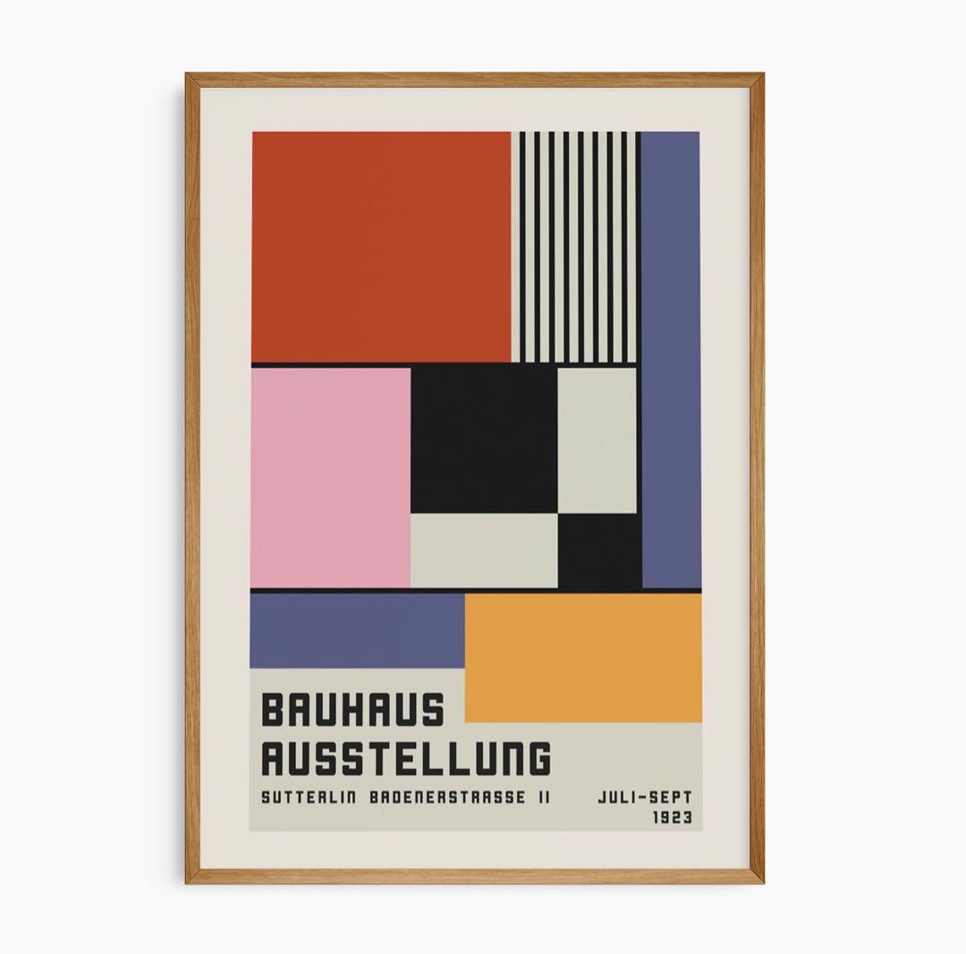 バウハウス Bauhaus アートポスター 建築 ビンテージ A2 - メルカリ