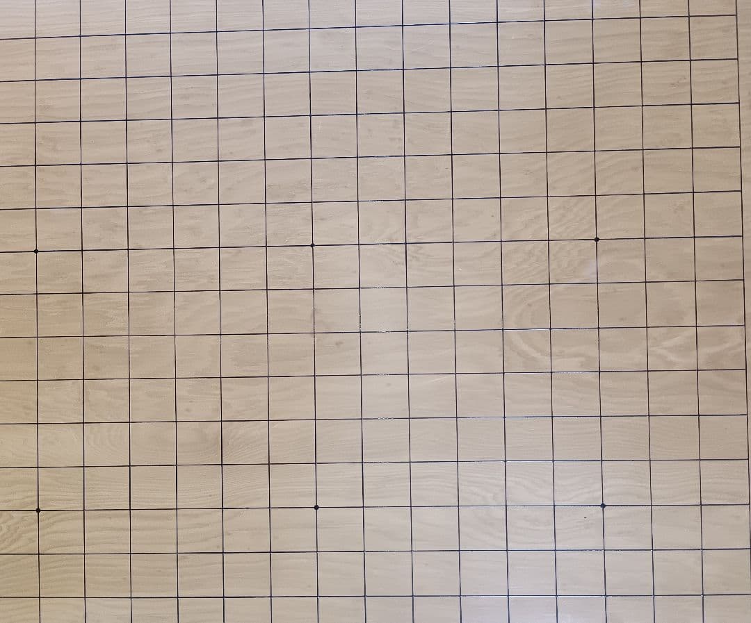 天地柾一枚板の国産 本榧足付碁盤