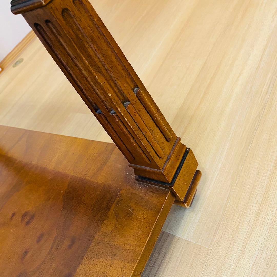 ドレクセルヘリテイジ　トライユン ガラストップ センターテーブル ローテーブル