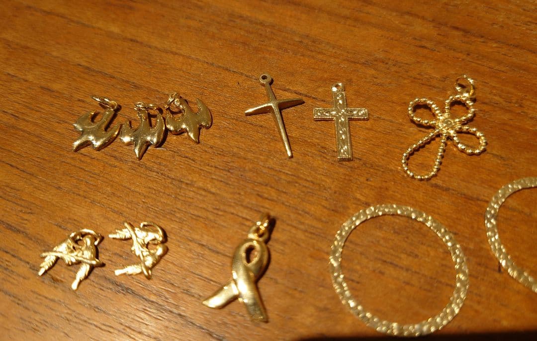 アクセサリー　パーツ　ハンドメイド　ゴールド　14kGF