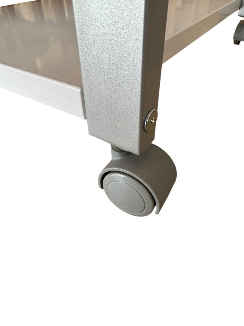 美品　エムケー精工　フローリエ　キッチンラック スライド4段　ORL-202SW