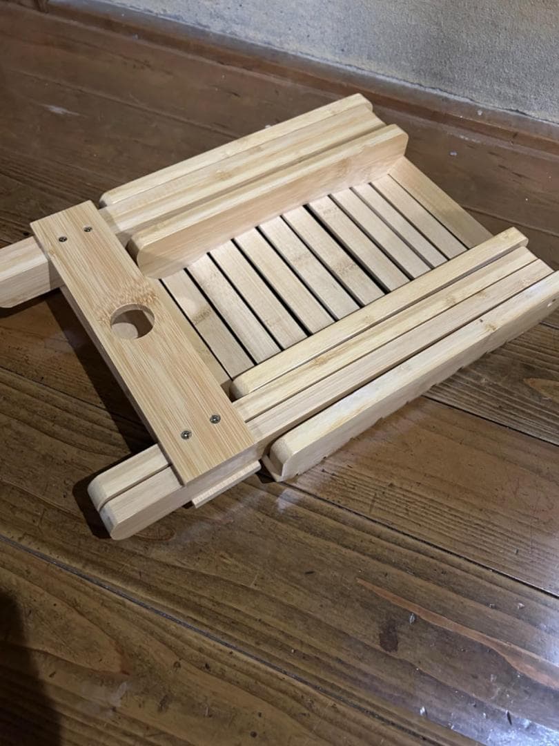 MASTLU 折りたたみチェア 風呂椅子 竹製 抗菌 防カビ 撥水 新品未開封