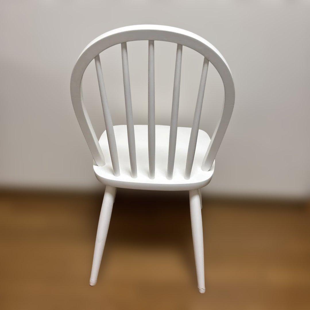 モモナチュラル　椅子　ホワイト　1脚