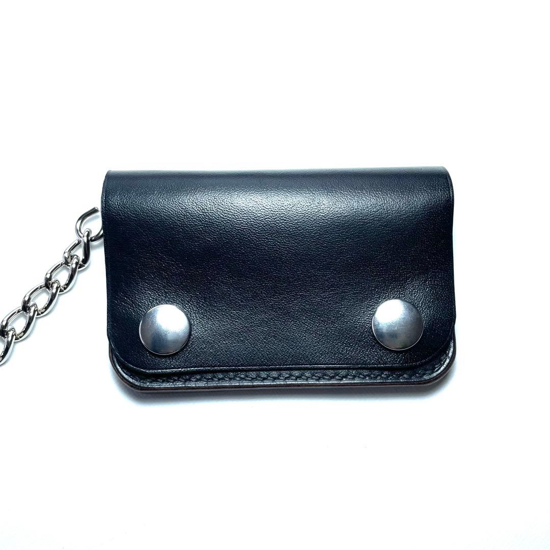 ご注文品　ミニトラッカーウォレット　ロウ付けチェーンセット　ホースハイドレザー