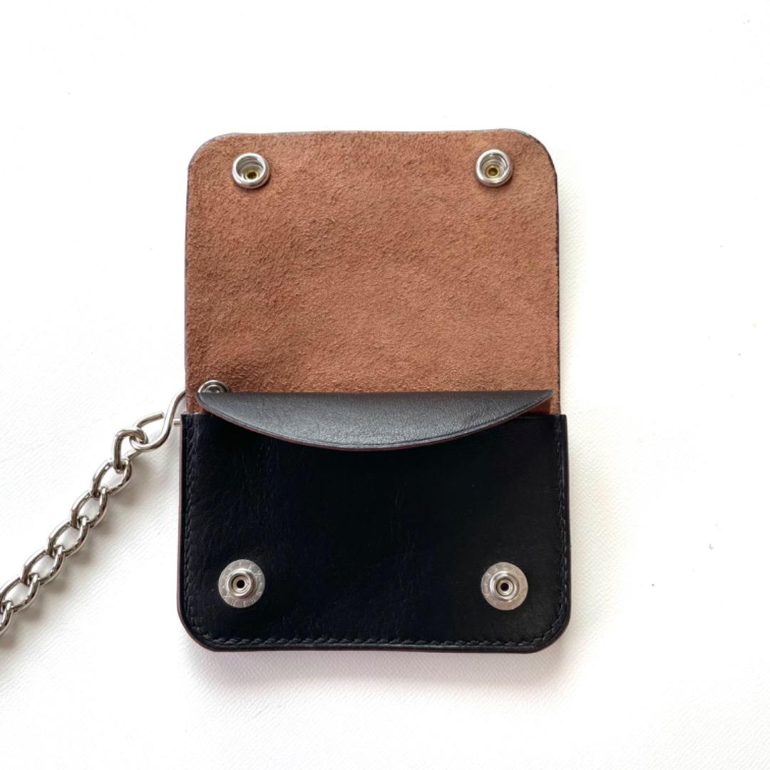 ご注文品　ミニトラッカーウォレット　ロウ付けチェーンセット　ホースハイドレザー