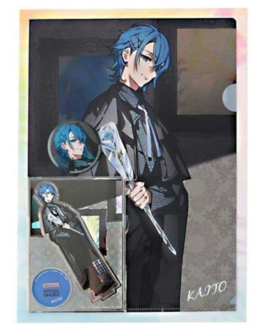 プロセカ ZOZOTOWN KAITO 缶バッジ アクスタ クリアファイル - メルカリ