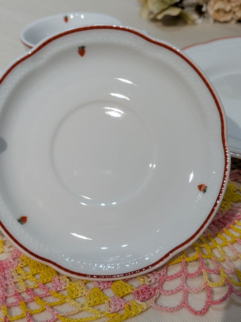 リチャードジノリ カップ＆ソーサー プレート トリオ いちご