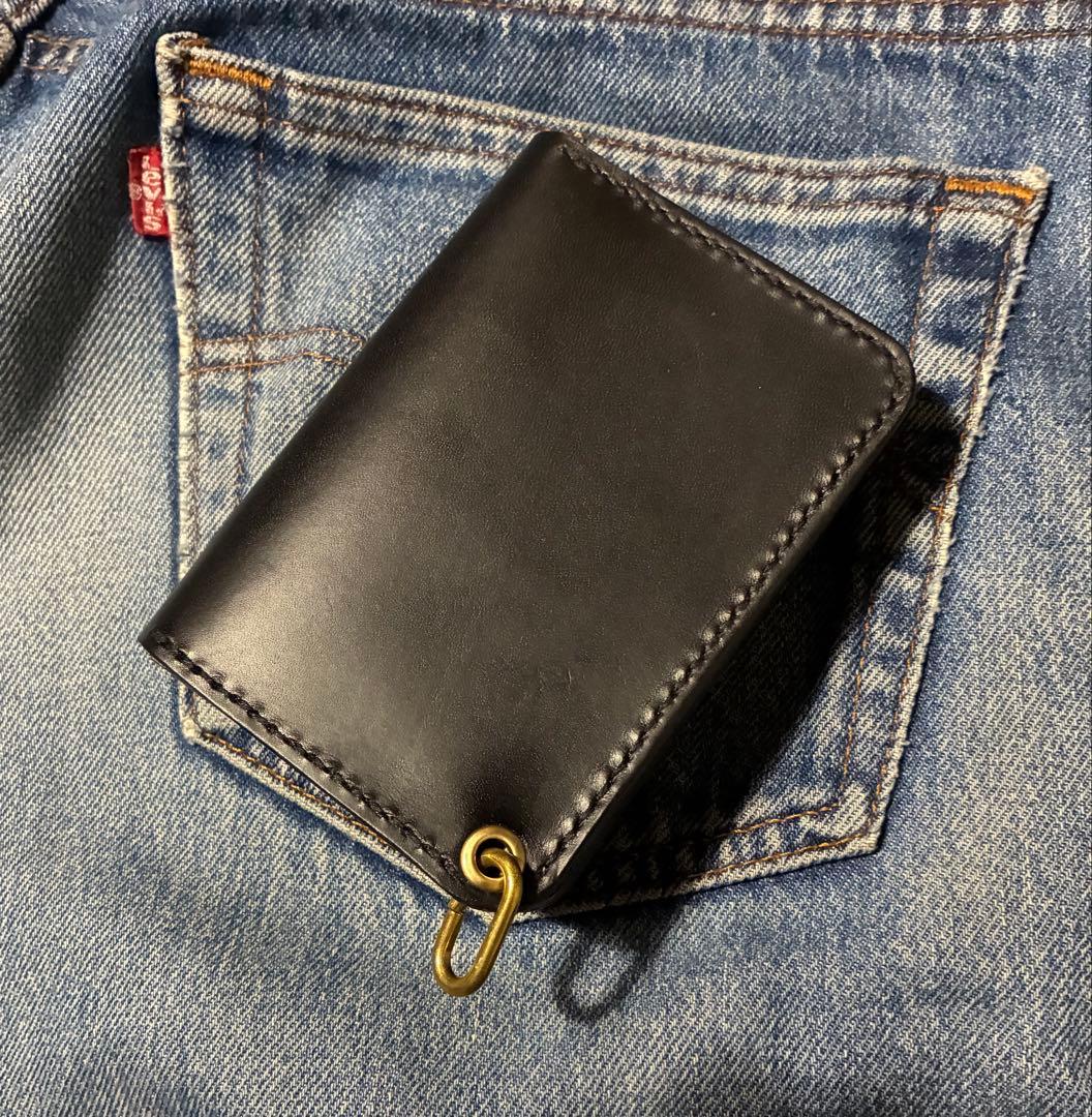 トラッカーウォレット　ショート　イタリアンレザー　ブルガロ