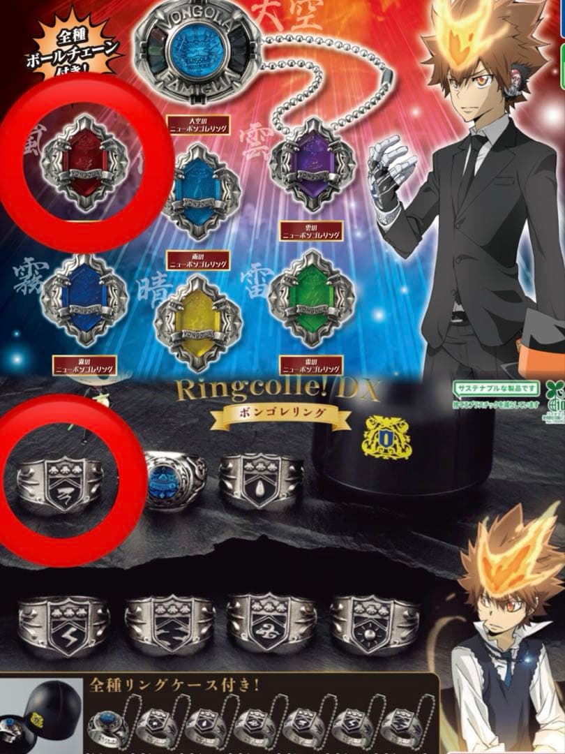 家庭教師ヒットマンREBORN! ニュー ボンゴレリング 獄寺隼人 嵐の