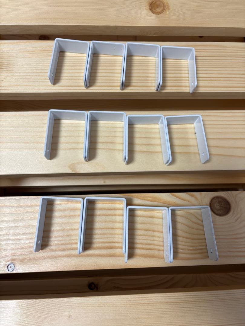 【ベルメゾン】パレット風ベッド　8枚（金具付き）すのこシングル