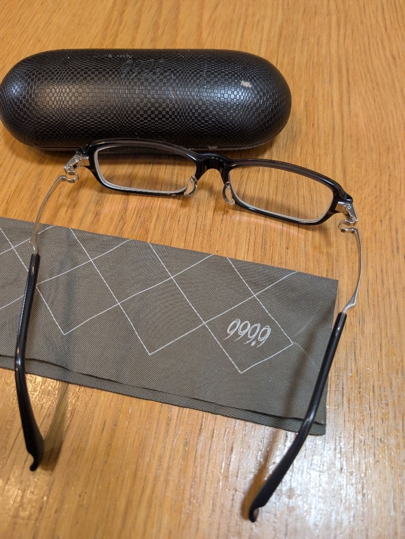 999.9 フォーナインズ NPM-20 チタン ブラック メガネ 眼鏡