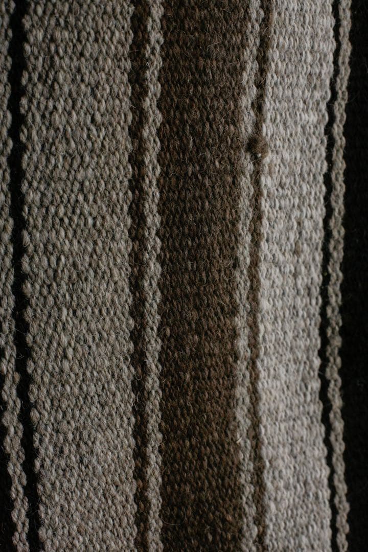 204cm×35cm キリムラグ　ランナーラグ　ウール　コットン　ネイティブ柄