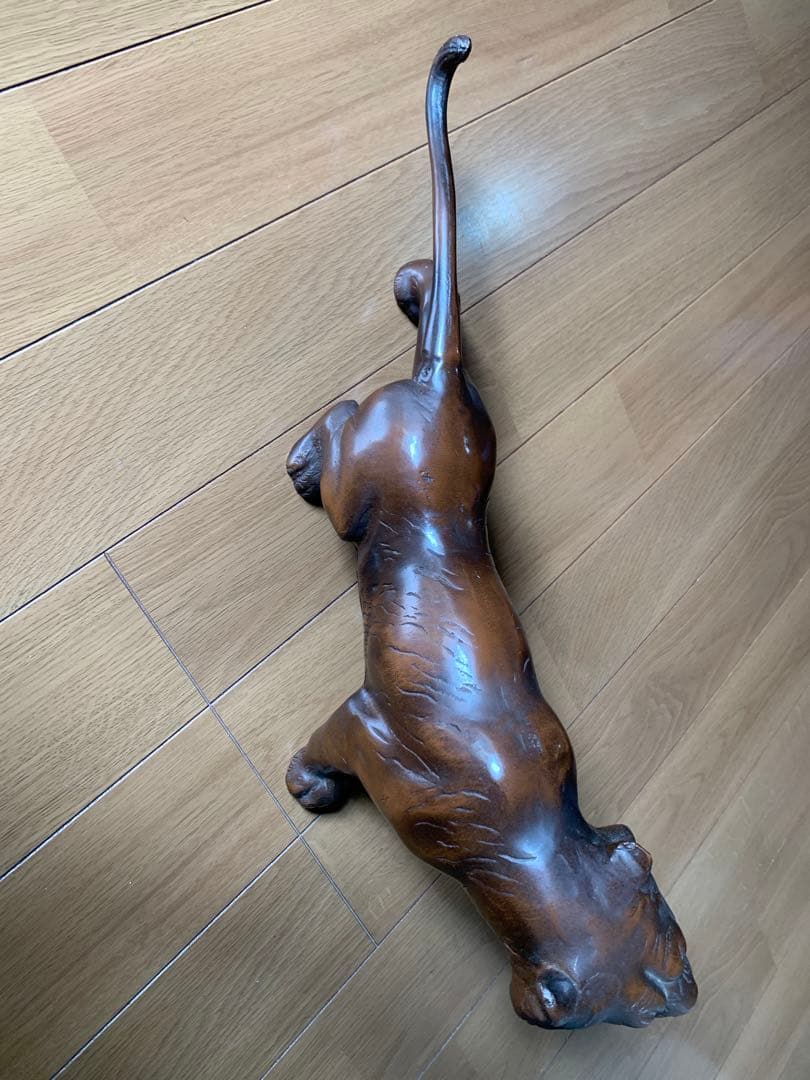 鉄製　虎　置物　骨董