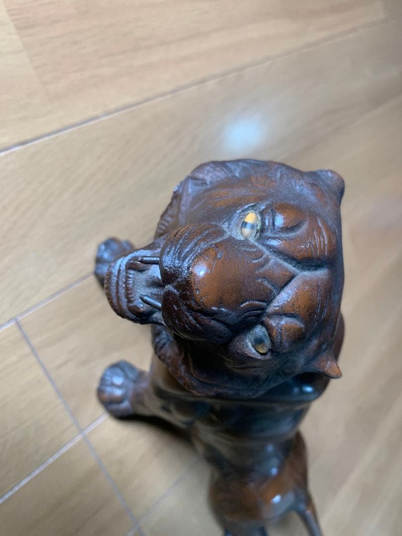 鉄製　虎　置物　骨董