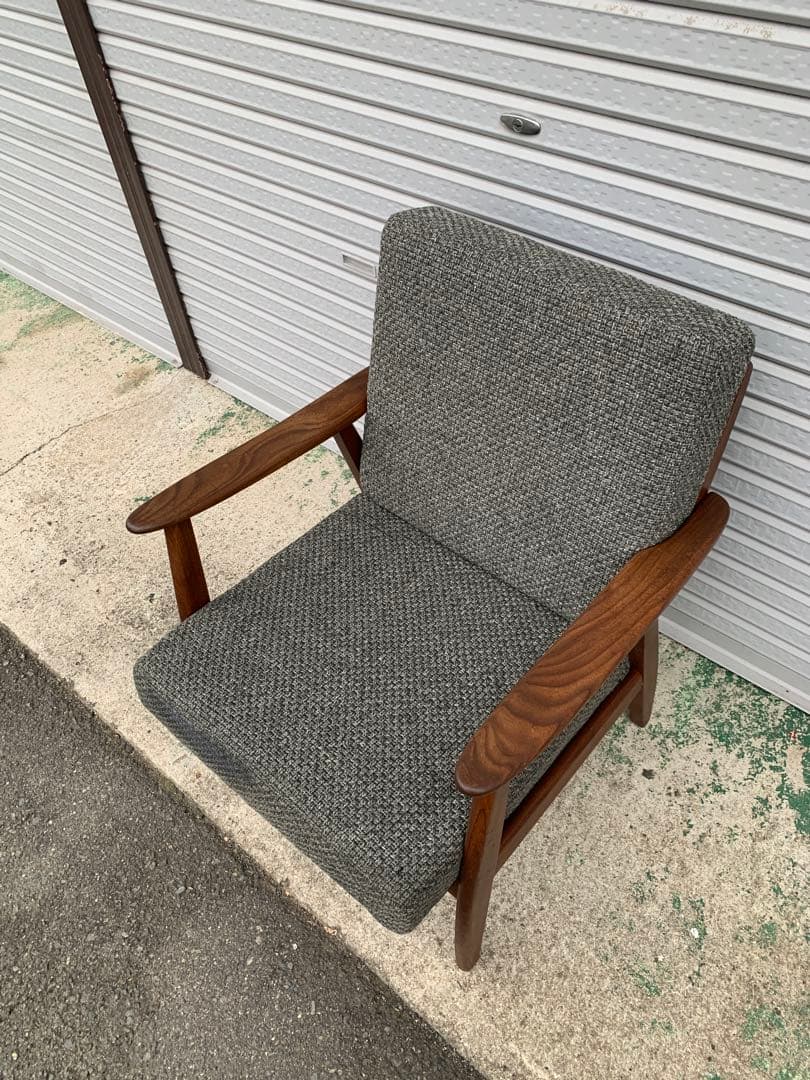特価＊デンマーク製/チーク材/ビンテージイージーチェア①