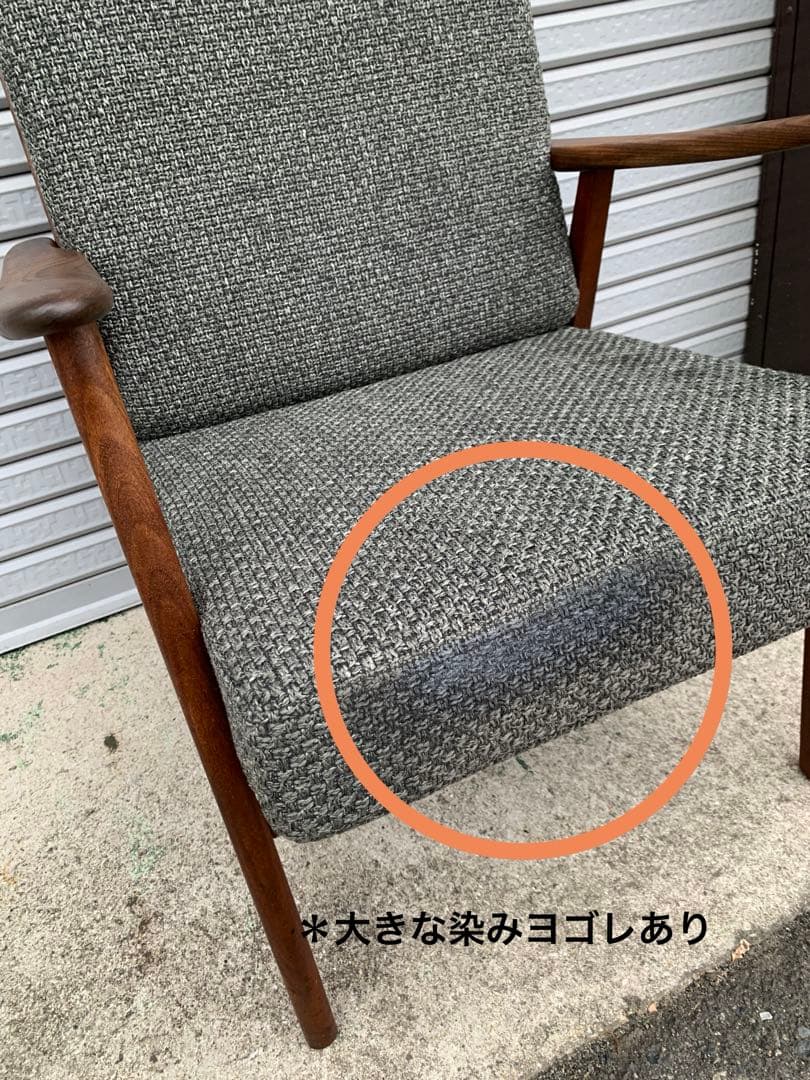 特価＊デンマーク製/チーク材/ビンテージイージーチェア①