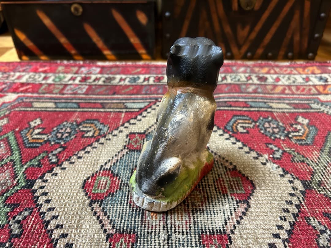 ビンテージ Chalkware Bulldog チョークウェア ブルドッグ 置物