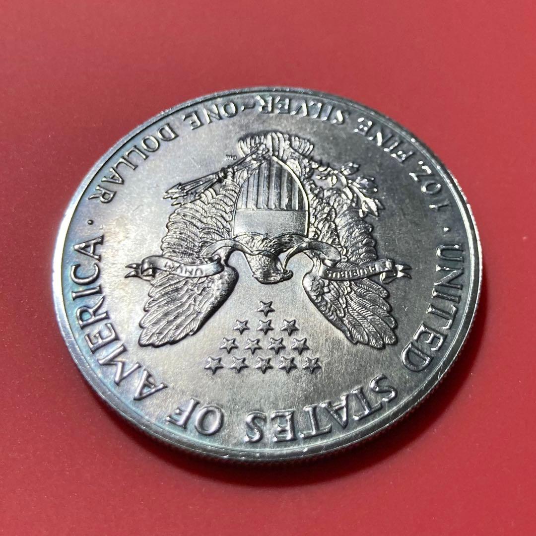 アメリカ　イーグル銀貨　1オンス　31.4g　1989　ケース付　古銭