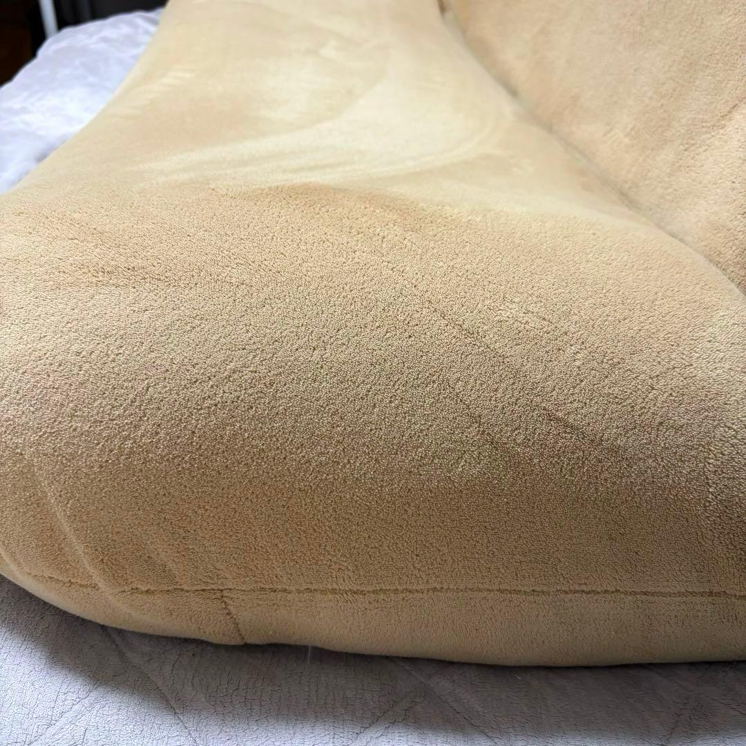 最終お値下げ‼️【LOWYA】 ソフトベージュ 2人掛けソファ　ベッド　座椅子