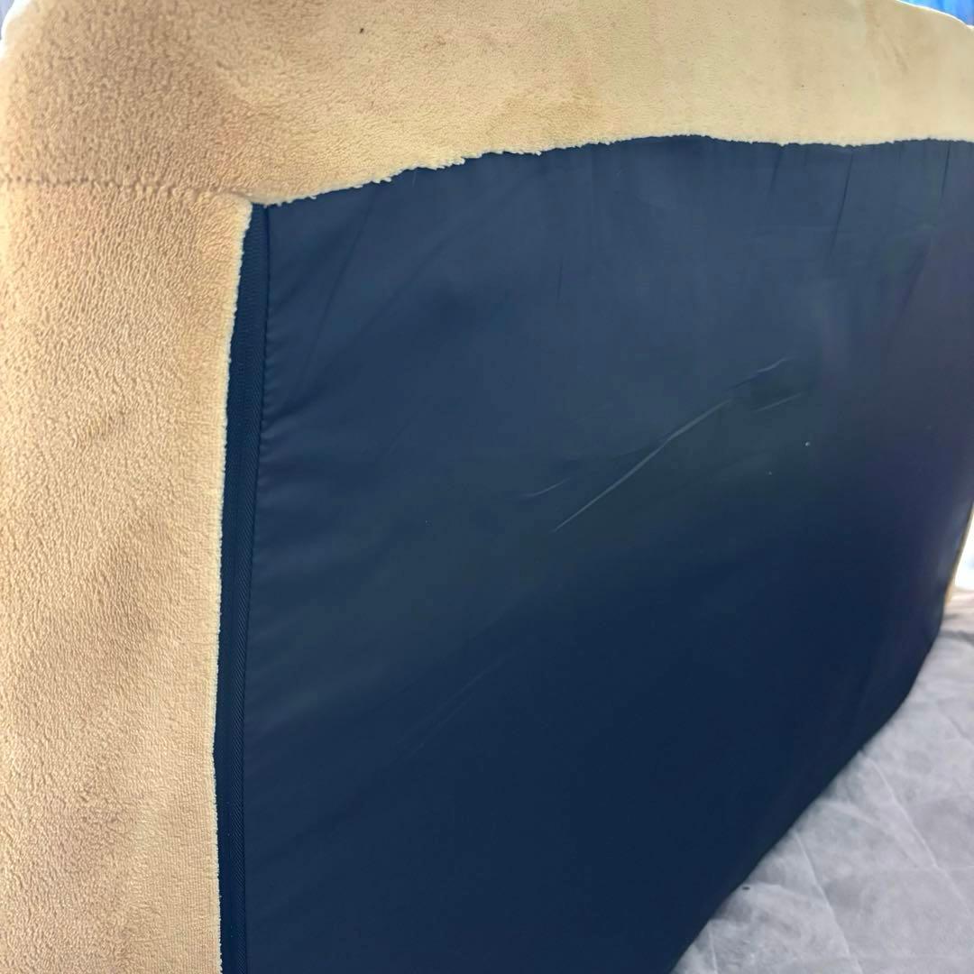 最終お値下げ‼️【LOWYA】 ソフトベージュ 2人掛けソファ　ベッド　座椅子