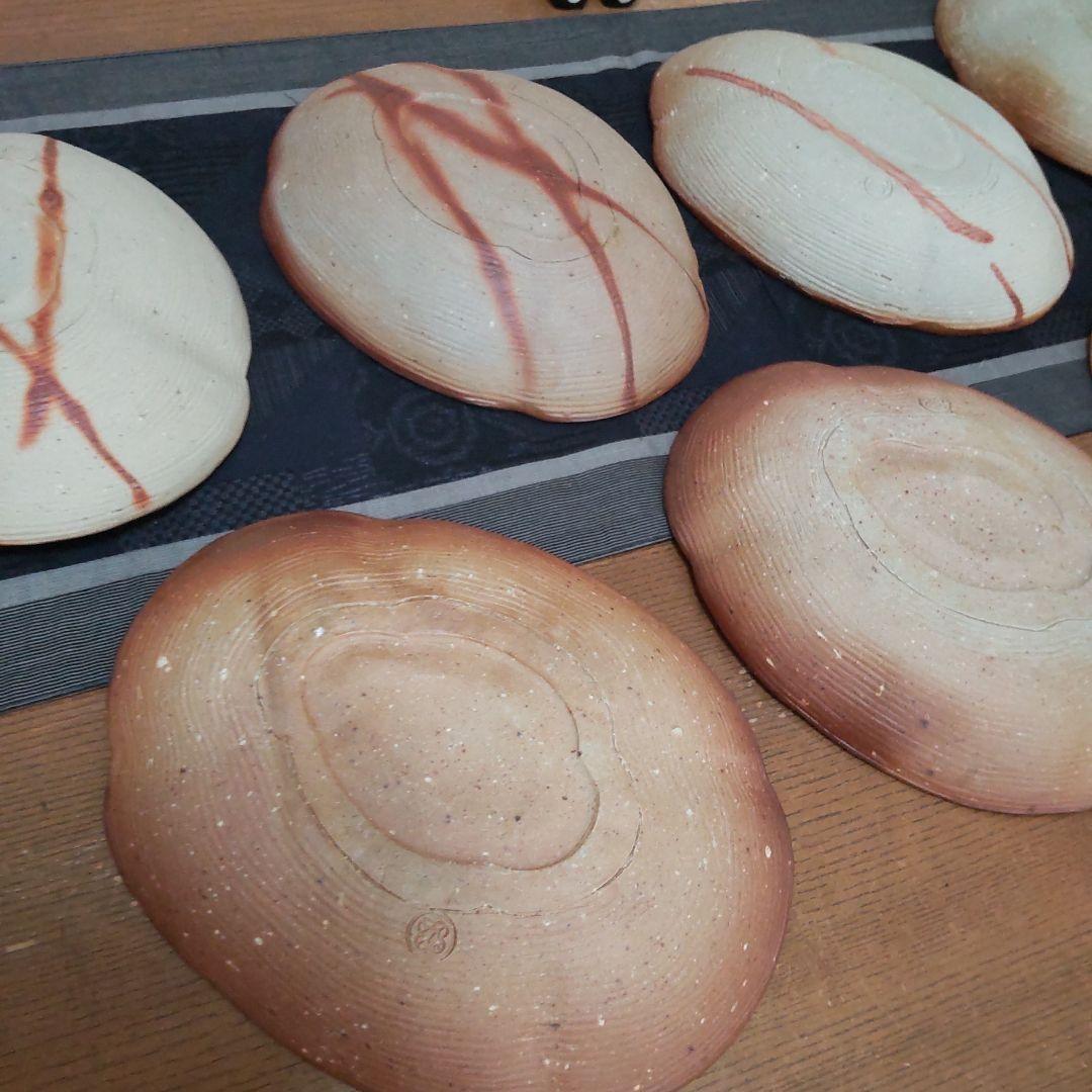 中皿 8枚 備前焼