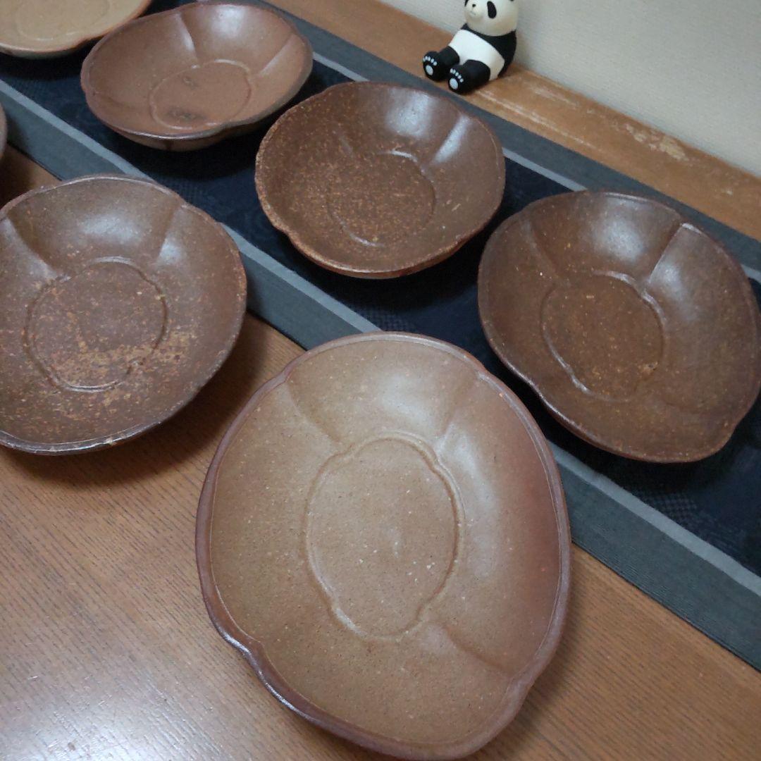 中皿 8枚 備前焼