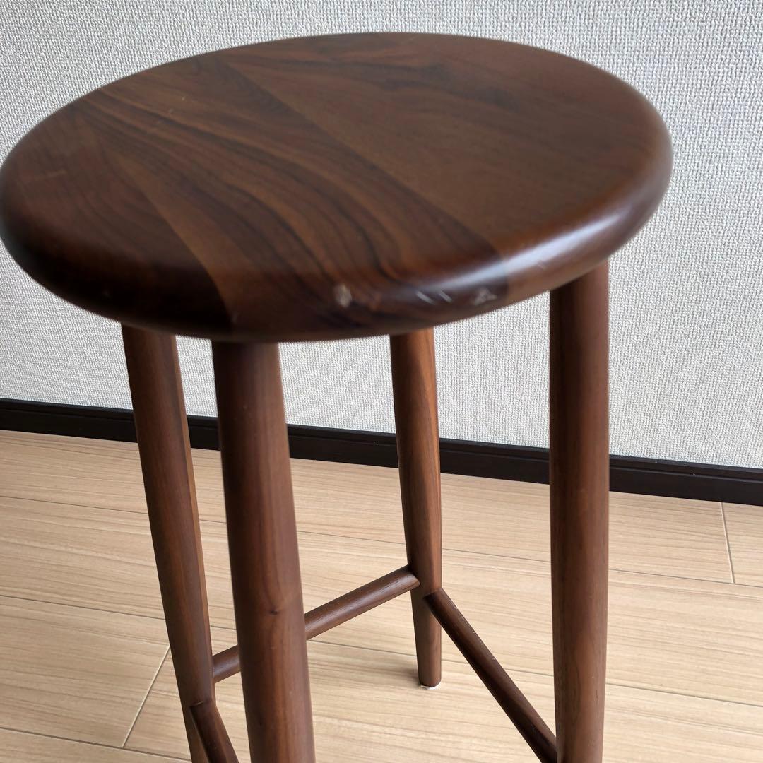 Latree ラトレ カウンタースツール ウォルナット　高さ65cm