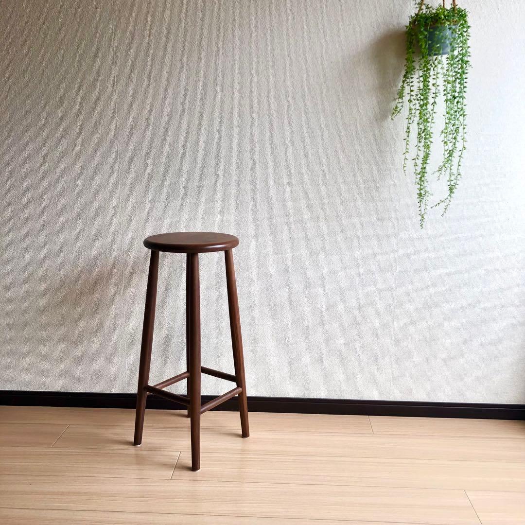 Latree ラトレ カウンタースツール ウォルナット　高さ65cm