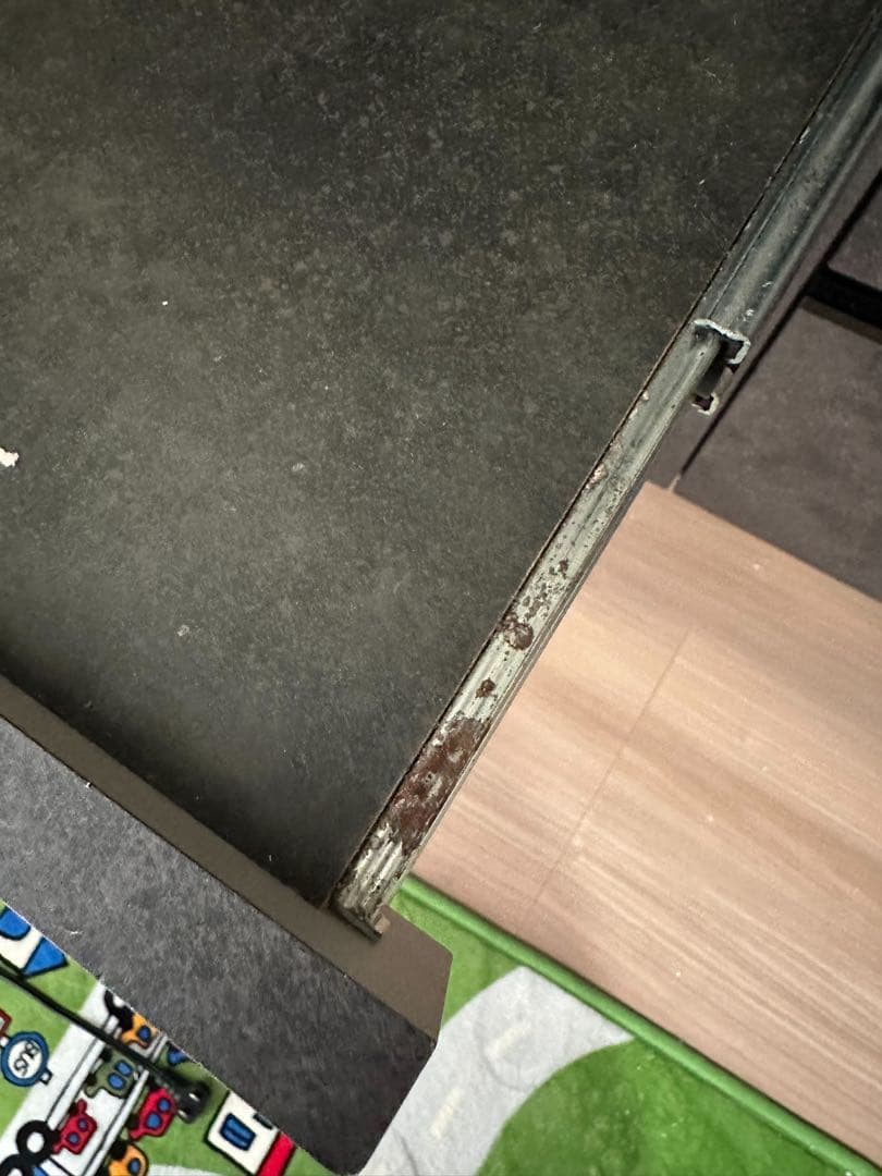 パモウナ　食器棚 ガラス扉付き