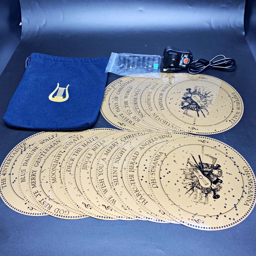 ミスタークリスマス ミュージカル 6 ベル オルゴール ディスク 16枚