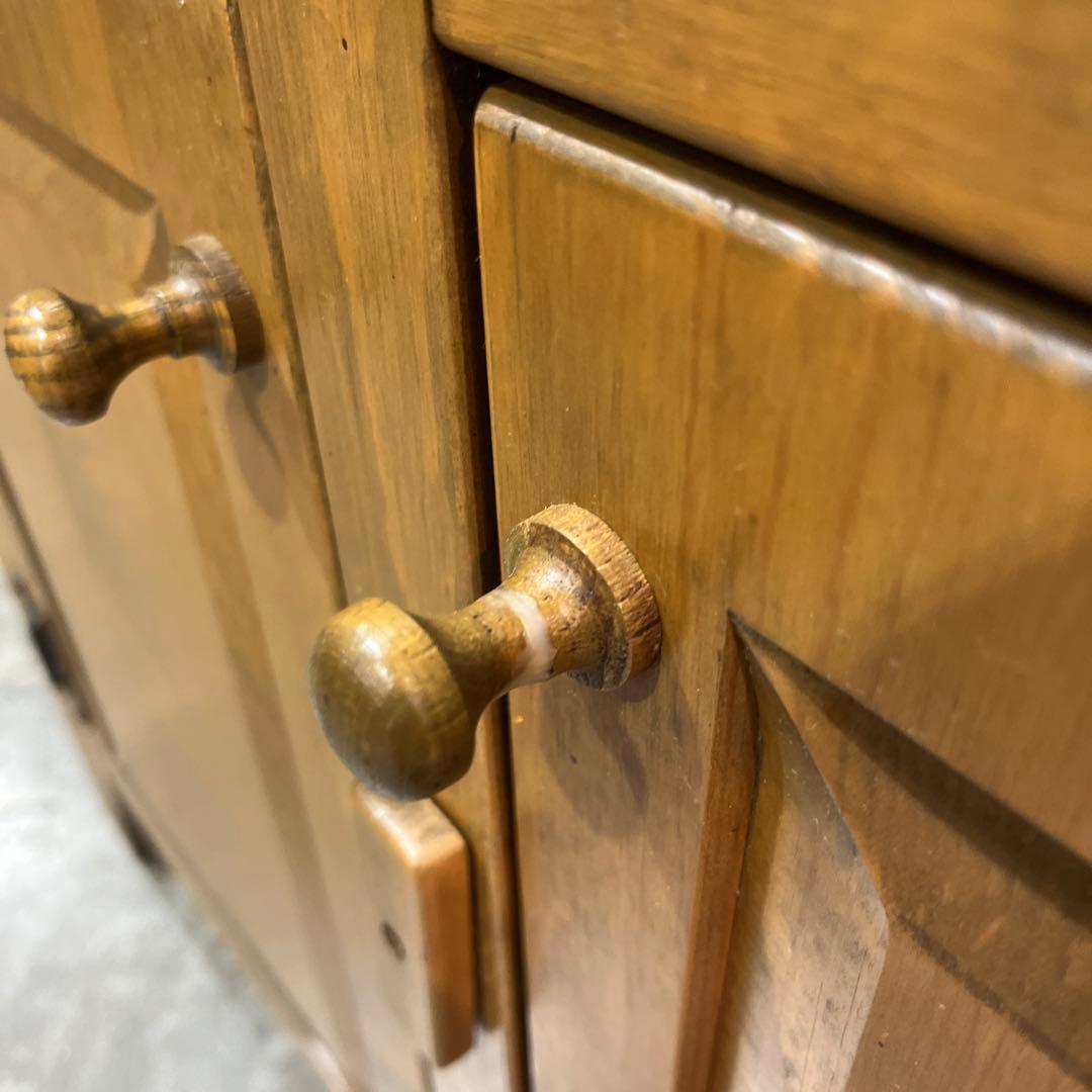 【アンファン】カントリー調カップボード◇訳あり◆