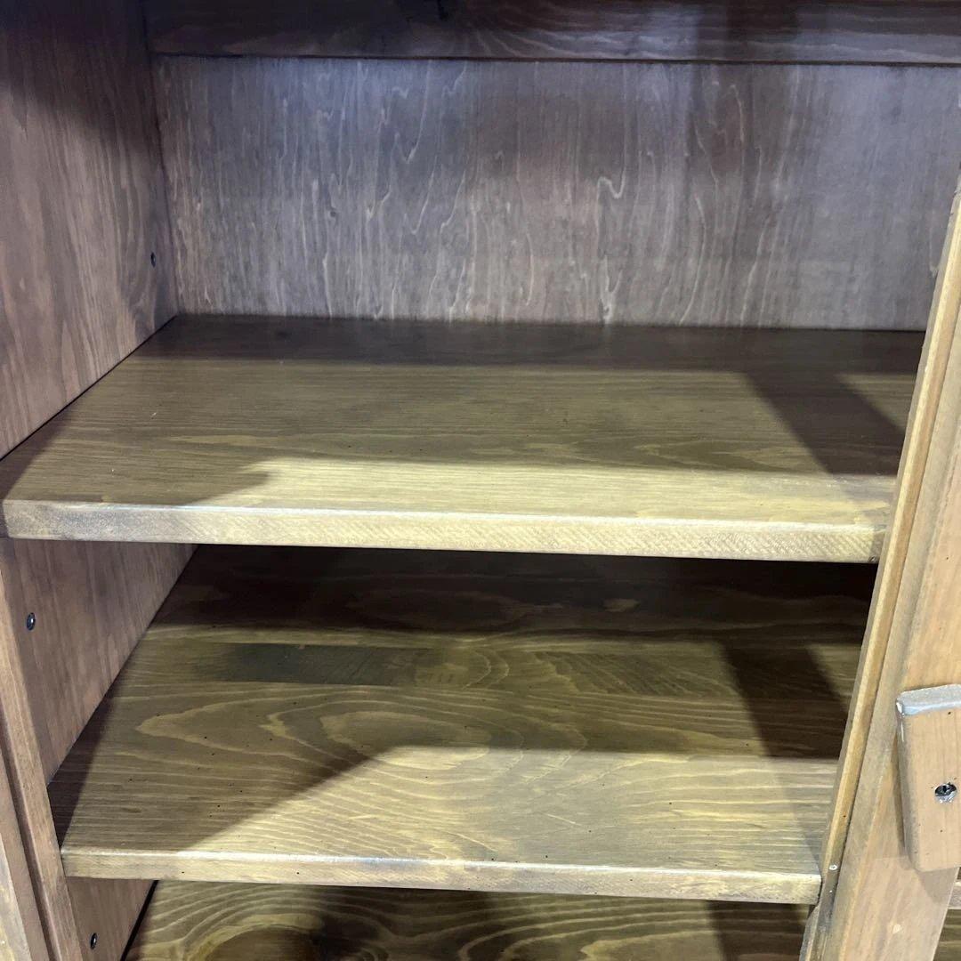 【アンファン】カントリー調カップボード◇訳あり◆