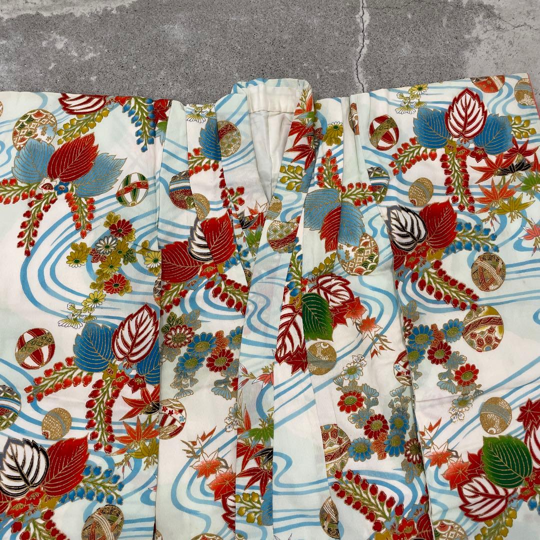 七五三　7歳着物 アンティーク着物【K7-16】