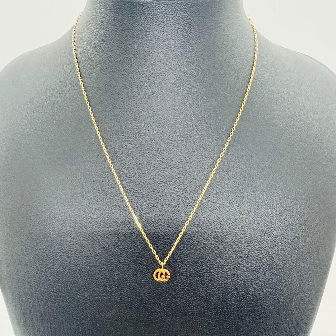 ✨GUCCI✨GG✨ランニング✨K18✨Au750✨ピンクゴールド✨ネックレス✨