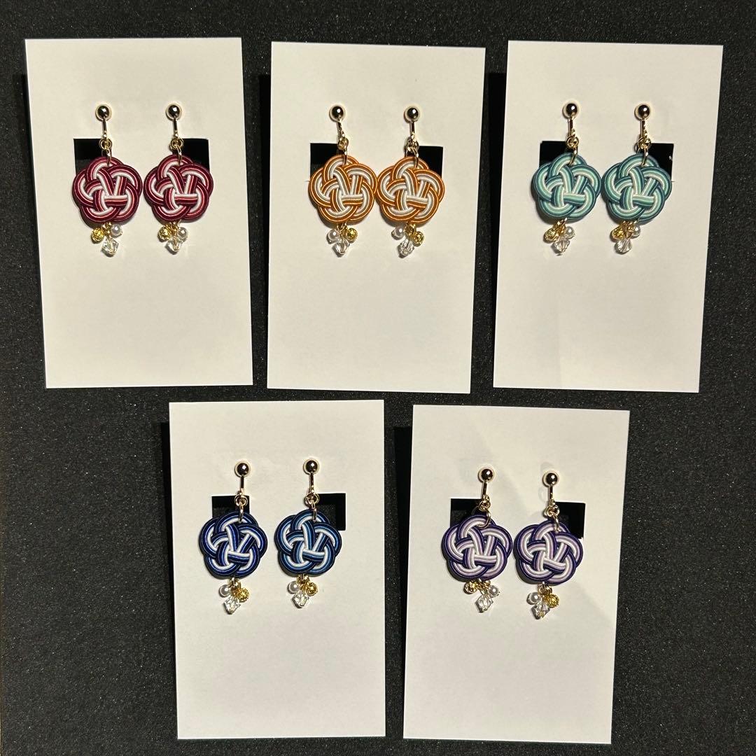 ゆあ★水引ピアス＆イヤリング 51点