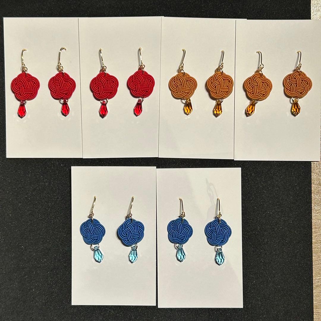 ゆあ★水引ピアス＆イヤリング 51点