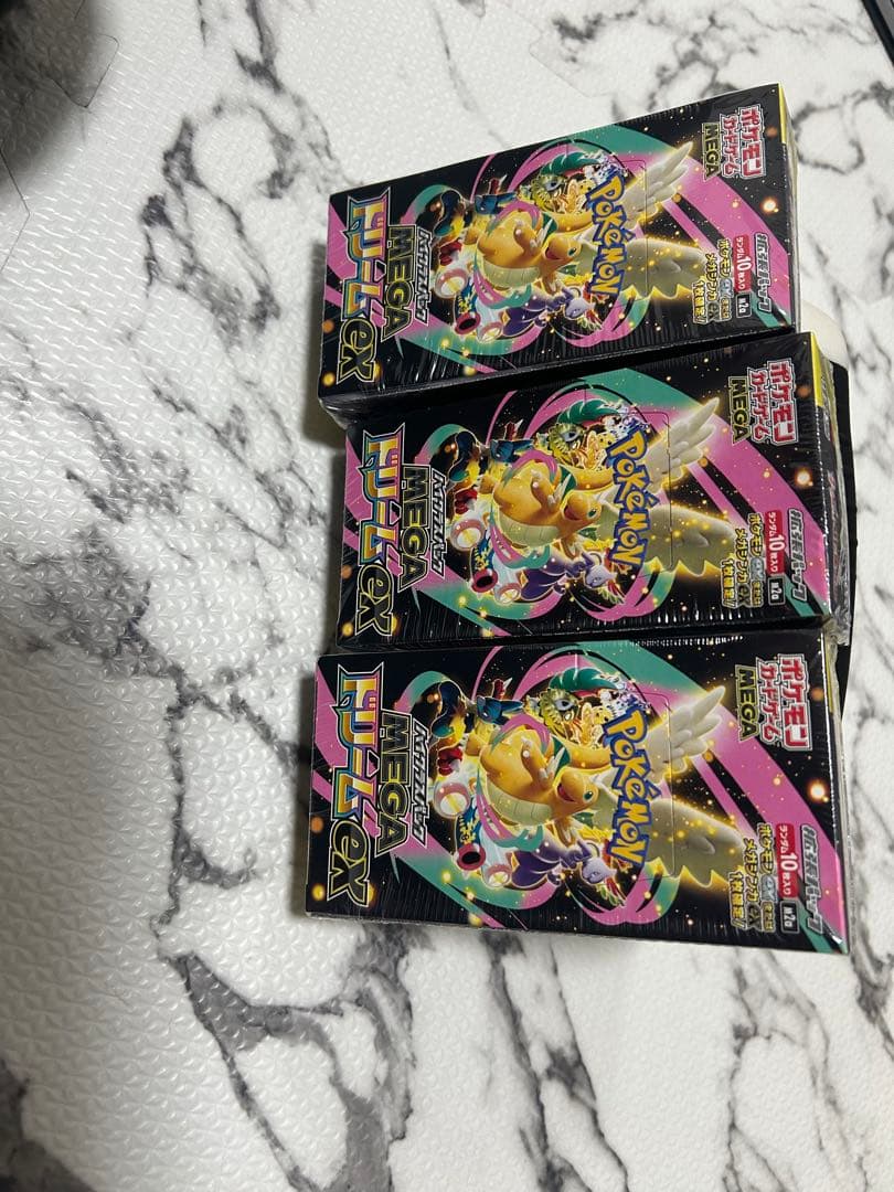 ポケモンカードゲームのMEGAドリームexボックス、初版ボックス、コレクション