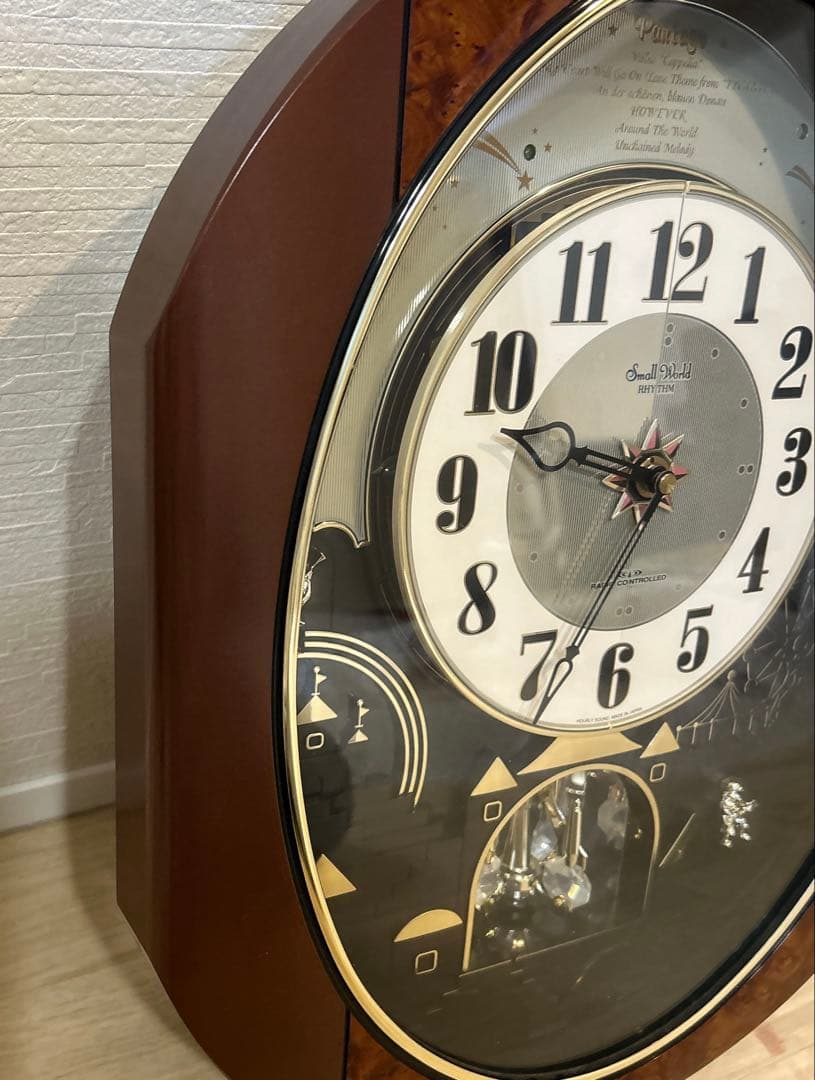 からくり時計 4MN473RA パルタージュ スワロフスキー