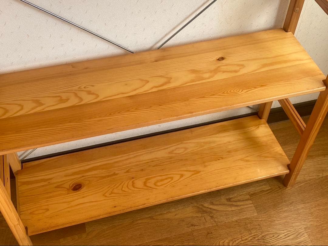 無印良品　パイン材ユニットシェルフ・８６ｃｍ幅
