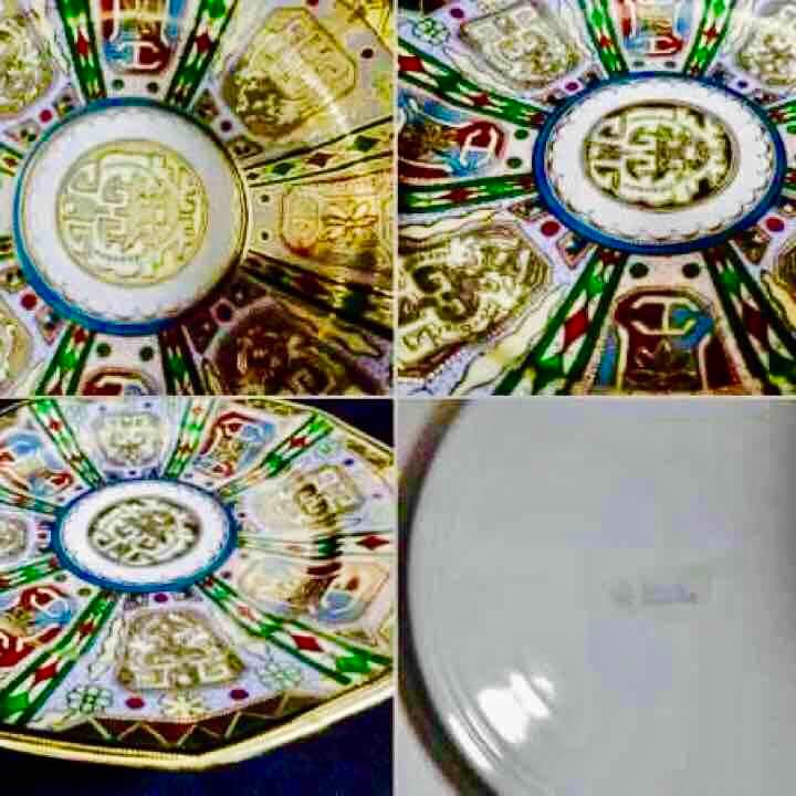 美品！1891初期オールドノリタケ12角お皿＊プレート