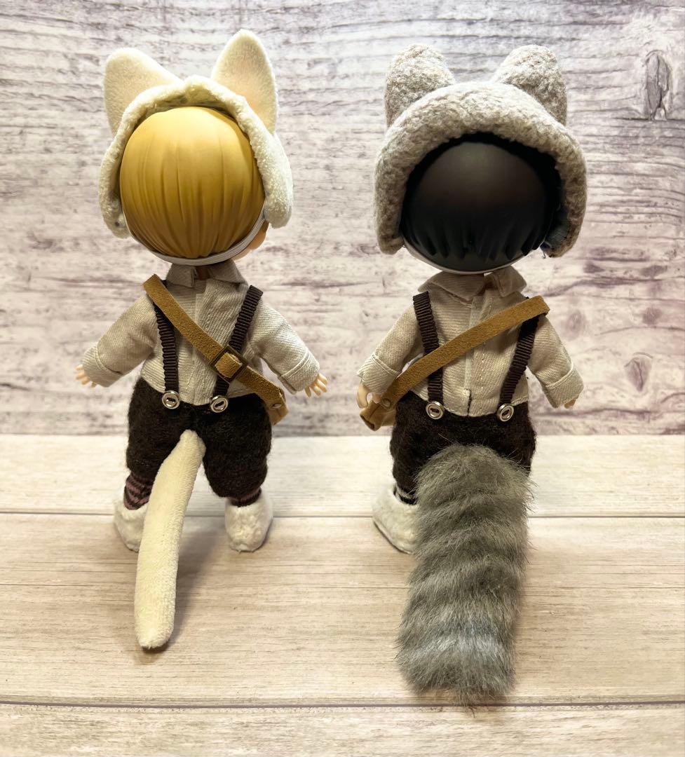 注意点有】オビツ11服 ディーラー様製 獣人風衣装2着セット