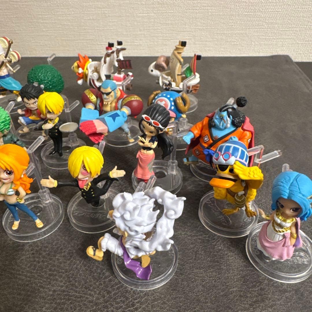 ワンピの実 麦わらの一味コンプリート ニカ サニー号 メリー号付