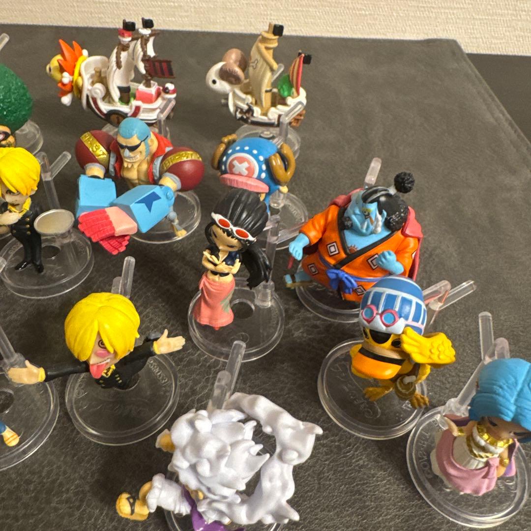 ワンピの実 麦わらの一味コンプリート ニカ サニー号 メリー号付