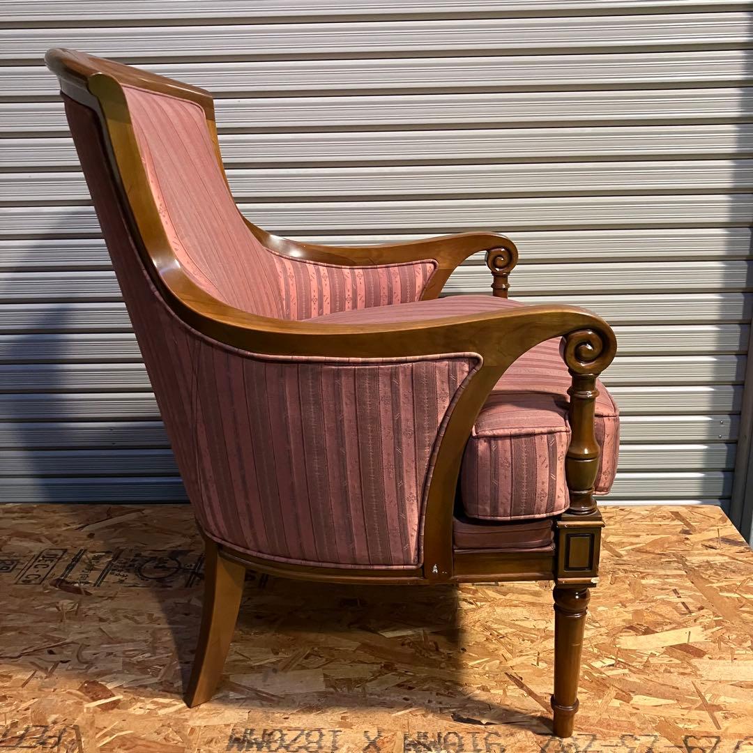 A2F55■カリモク domani ドマーニ 1人掛けソファ シングルソファ